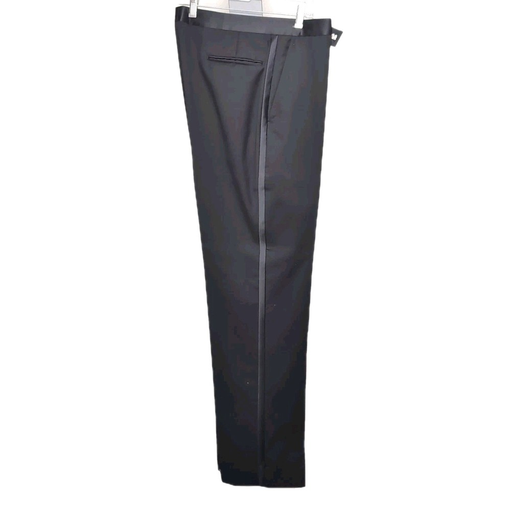 Jones New York Tuxedo Suit Mens 40L/33W (Est) Black Wool 2-Button Formal 2pc Tux - Picture 12 of 15